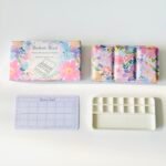 Bower Bird Travel Watercolor Palette,Portable Ceramic Palette,Empty Paint Palette,Small Travel Metal Paint Boxwith Porcelain Palette - Image 5