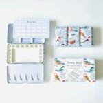Bower Bird Travel Watercolor Palette,Portable Ceramic Palette,Empty Paint Palette,Small Travel Metal Paint Boxwith Porcelain Palette (16Well) - Image 2
