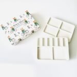 Bower Bird Travel Ceramic Watercolor Palette with Porcelain Mixing Tray & Metal Tin Box - Portable Art Kit for Gouache, Studio & Outdoor Painting (8Well) - Image 4