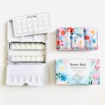 Bower Bird Empty Watercolor Palette, Metal Tin Palette for Artist Watercolors,Unique Pattern Metal Watercolor Paint Tin for Watercolors Oils and Gouache (12 Wells) - Image 2