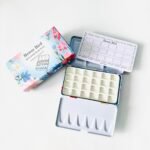 Bower Bird Travel Watercolor Palette,Portable Ceramic Palette 16 Well,Empty Paint Palette,Small Travel Metal Paint Boxwith Porcelain Palette (24Well) - Image 6