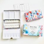 Bower Bird Empty Watercolor Palette, Metal Tin Palette for Artist Watercolors,Unique Pattern Metal Watercolor Paint Tin for Watercolors Oils and Gouache (12 Wells) - Image 4