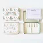 Bower Bird Travel Ceramic Watercolor Palette with Porcelain Mixing Tray & Metal Tin Box - Portable Art Kit for Gouache, Studio & Outdoor Painting (8Well) - Image 2