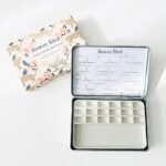 Bower Bird Travel Watercolor Palette,Portable Ceramic Palette 6 Well,Empty Paint Palette,Small Travel Metal Paint Boxwith Porcelain Palette (18Well) - Image 5