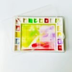 Bower Bird Ceramic Watercolor Palette 18well Rectangle Artist Professional Paint Palette for Acrylic,Gouache Painting Ceramic Mixing Tray (Porcelain) (7.8x5.7in(with Box)) - Image 8