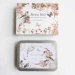 Bower Bird Travel Watercolor Palette,Portable Ceramic Palette 6 Well,Empty Paint Palette,Small Travel Metal Paint Boxwith Porcelain Palette (6Well) - Image 2