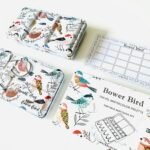 Bower Bird Empty Watercolor Palette, Metal Tin Palette for Artist Watercolors,Unique Pattern Metal Watercolor Paint Tin for Watercolors Oils and Gouache (12 Half Pans-Bird) - Image 7