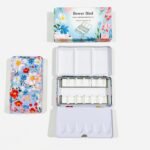Bower Bird Empty Watercolor Palette, Metal Tin Palette for Artist Watercolors,Unique Pattern Metal Watercolor Paint Tin for Watercolors Oils and Gouache (12 Wells) - Image 6