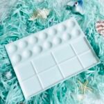 Bower Bird 14Well Ceramic Paint Palette,Porcelain Watercolor Palette,Rectangle Artist Professional Porcelain Palettes for Painting,for Acrylic,Gouache,Watercolor,Painting,Ceramic Mixing Tray - Image 7