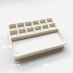 Bower Bird Travel Ceramic Watercolor Palette with 12-Well Porcelain Mixing Tray & Metal Tin Box - Portable Art Kit for Gouache, Studio & Outdoor Painting - Image 8