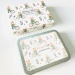 Bower Bird Travel Ceramic Watercolor Palette with Porcelain Mixing Tray & Metal Tin Box - Portable Art Kit for Gouache, Studio & Outdoor Painting (12Well) - Image 3