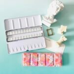 Bower Bird Empty Watercolor Palette, Metal Tin Palette for Artist Watercolors,Unique Pattern Metal Watercolor Paint Tin for Watercolors Oils and Gouache - Image 6