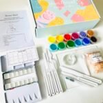 Watercolours Making Kit - Making your own Watercolour Paints，Including Pigment powder，Muller ，Glass Palette，Metal Tin Palette, Drawing Knives and Watercolor Half Pans，a gift for artists (12 color set) - Image 2